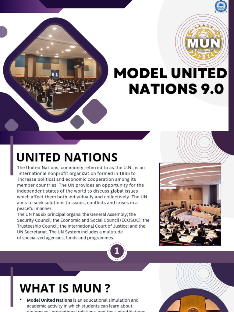 Model United Nations 9.0 Overview | PDF | United Nations ...