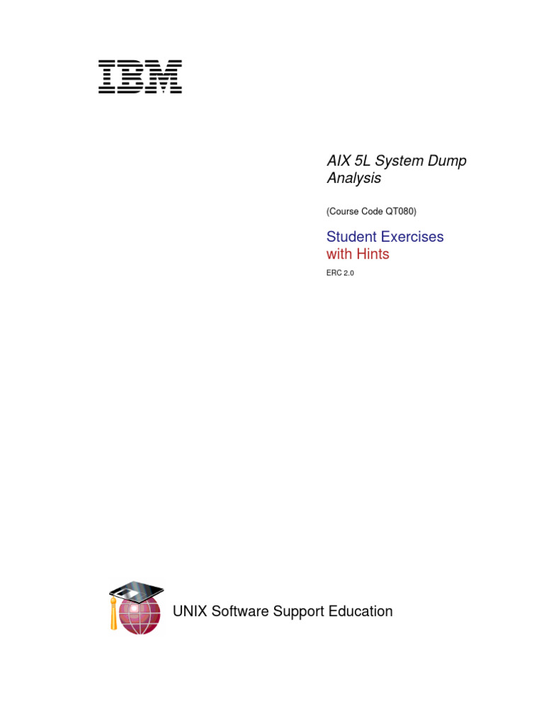 AIX 5L System Dump Exercises Guide | PDF | Computer File | Software
