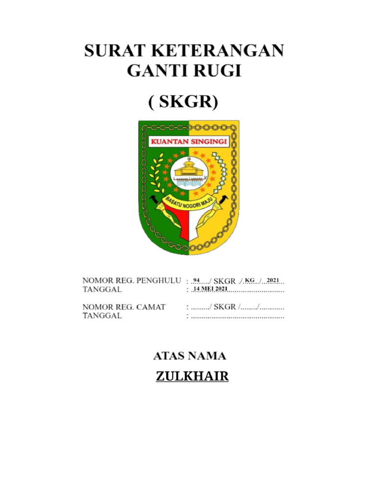 SKGR Khair | PDF