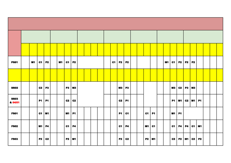 Engineering Time Table 08th To 14th Dec.) 2025 | PDF