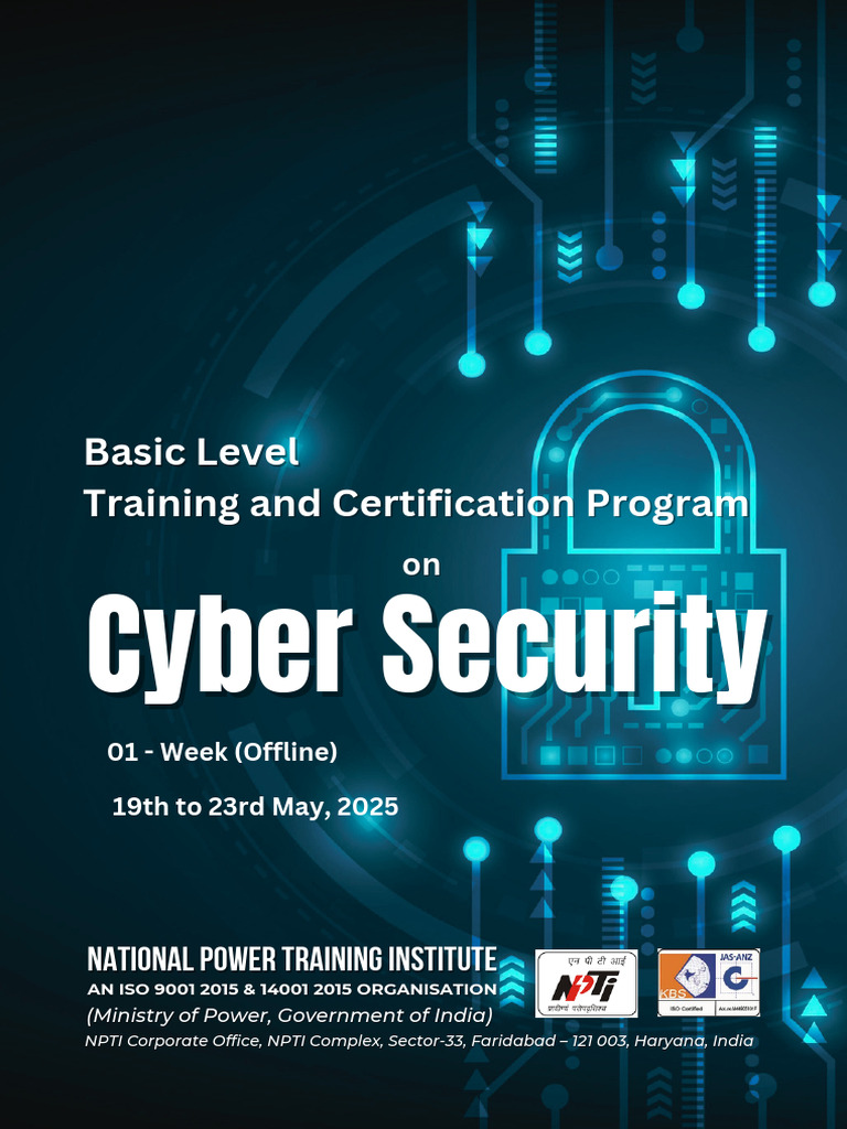 Cyber Security Training Program 2025 | PDF | Computer Security | Security