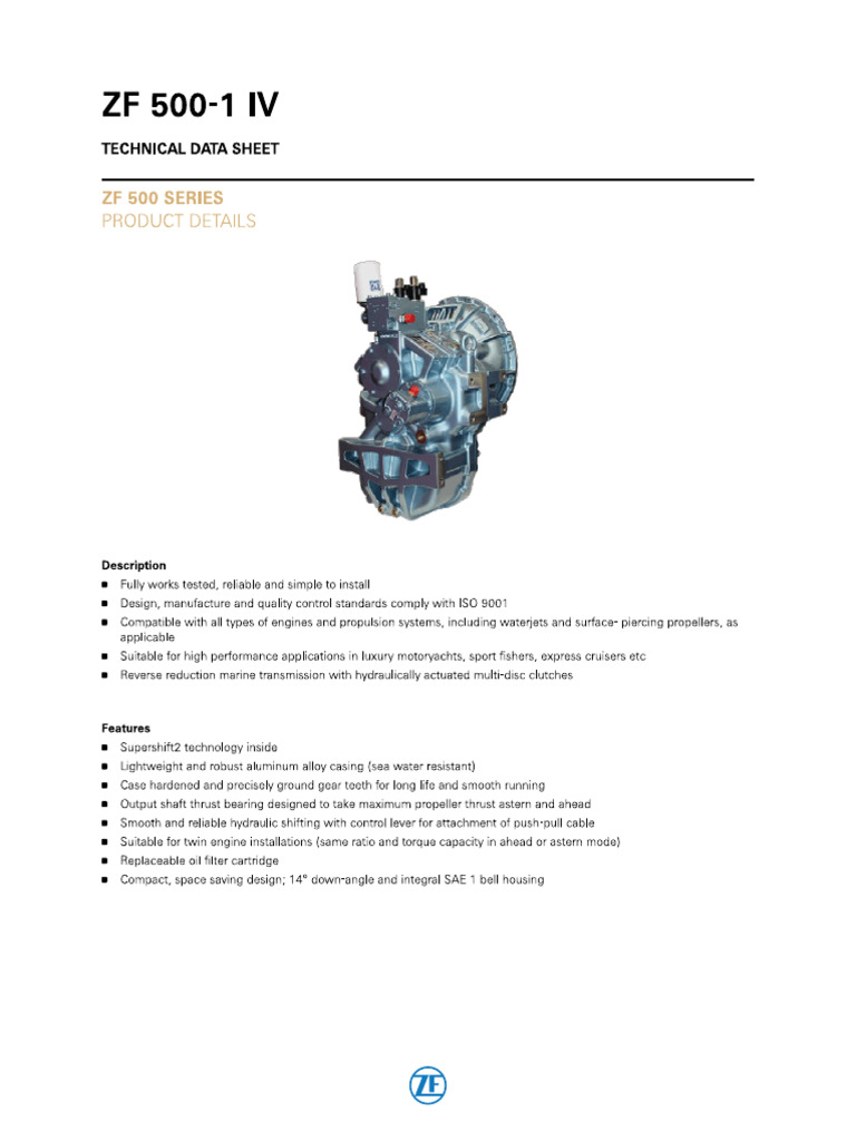 ZF 500 | PDF