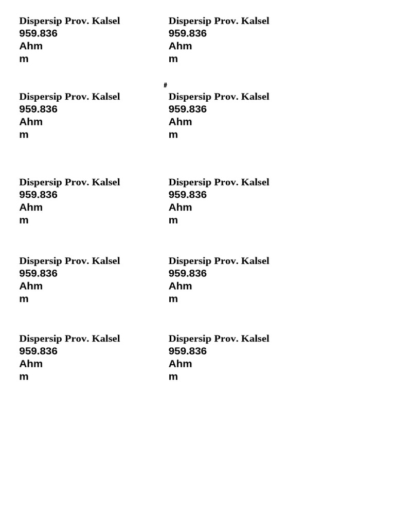 Label Umum | PDF