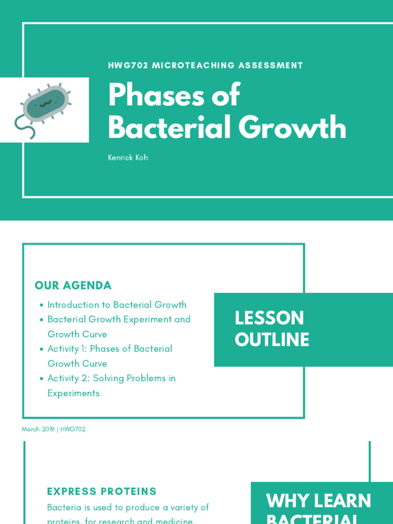 Bacterial Growth Phases Overview | PDF | Bacteria | Microbiology