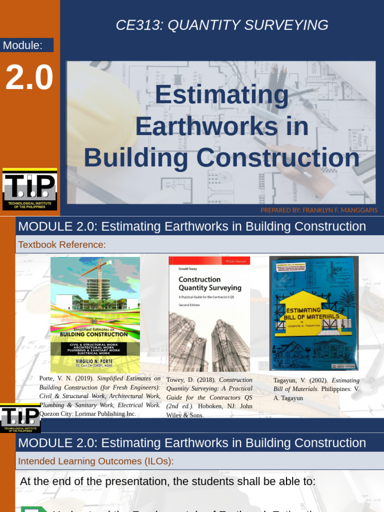 Earthwork Estimation in Construction | PDF | Civil Engineering