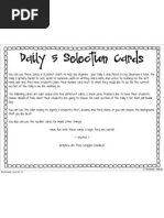 Download Daily 5 Selection Cards by Kristen Smith SN97617098 doc pdf