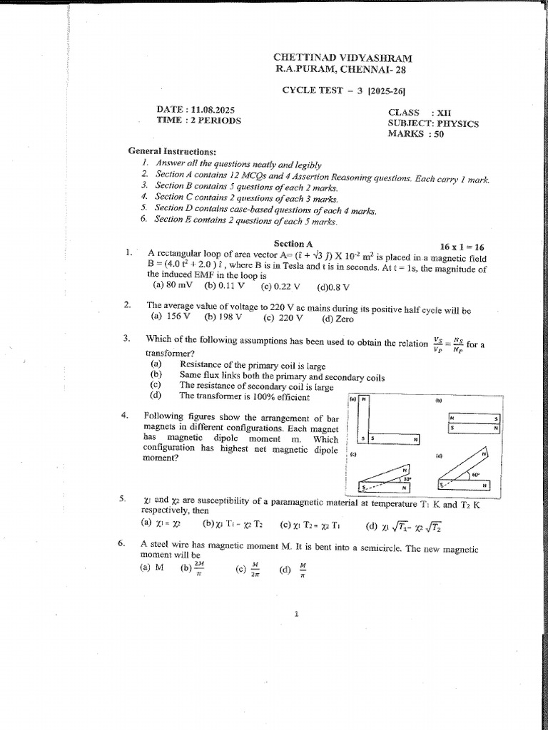 CT-3 Phy | PDF
