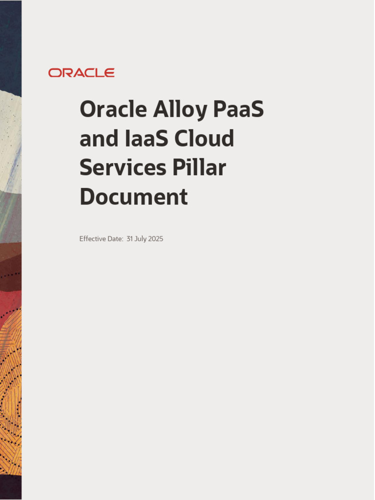 Oracle Alloy Cloud Services Overview | PDF | Cloud Computing | Oracle ...