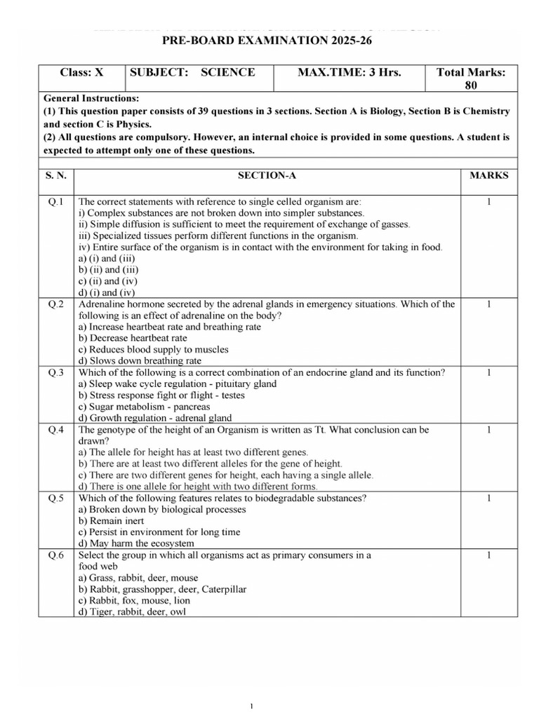 Science Set1 | PDF