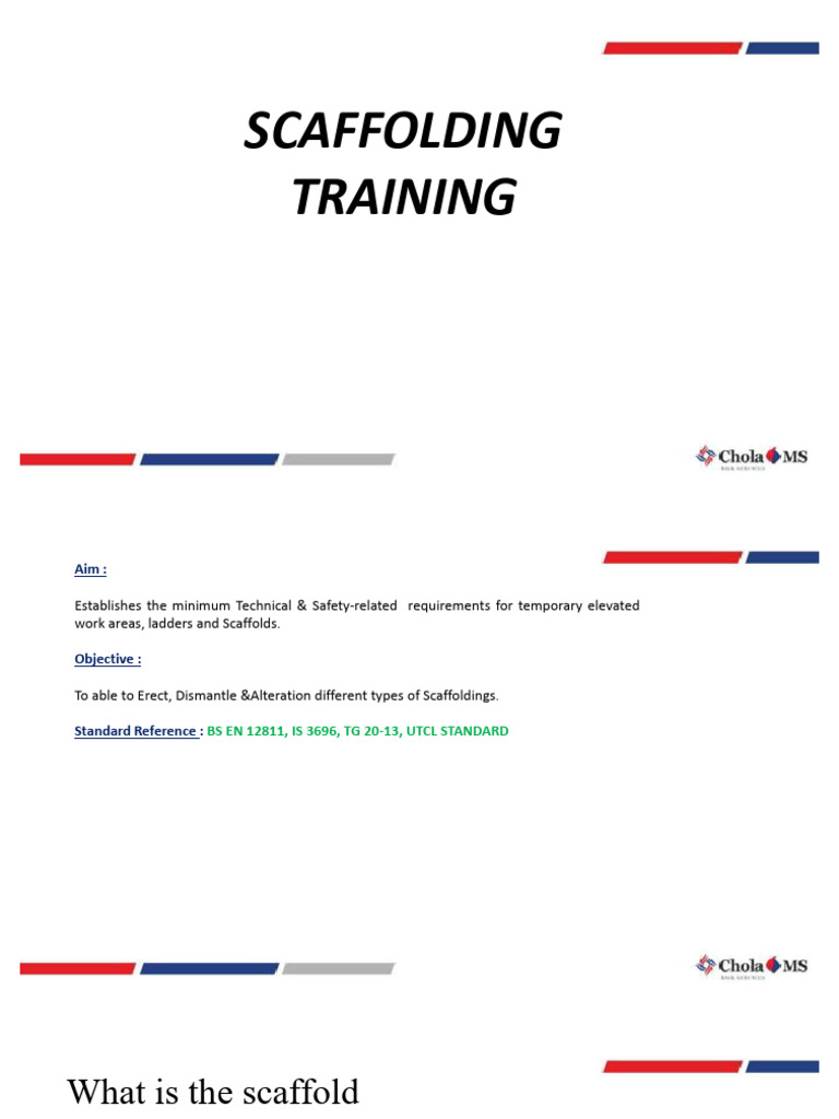 Scaffolding Training 1766511340 | PDF