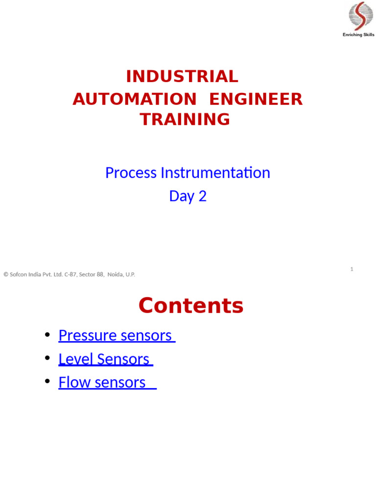 Industrial Automation Pressure Sensors Guide | PDF | Flow Measurement ...
