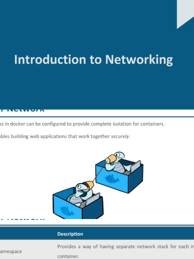 Module 3 Docker Networking | PDF