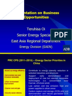 Teruhisa Oi - Presentation On Business Opportunities East Asia