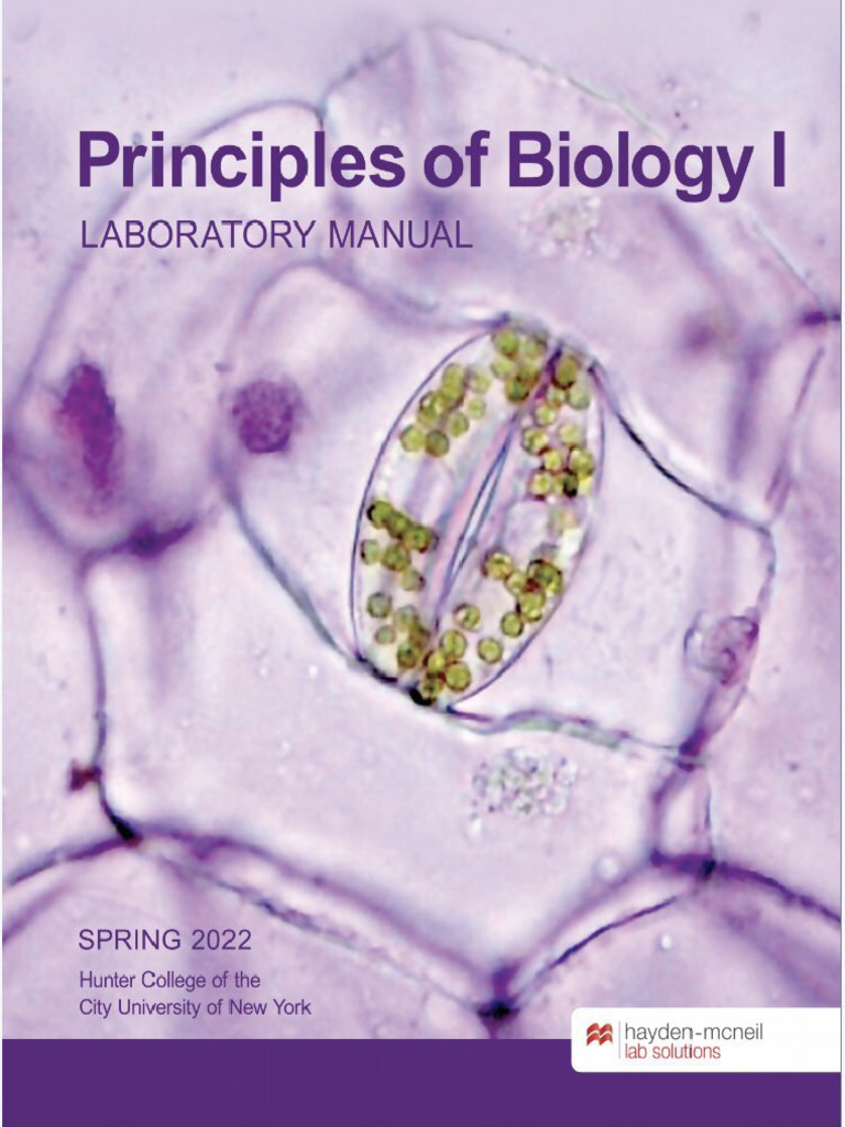 BIOL 1 Lab Manual 2022 | PDF