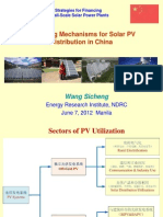 Wang Sicheng - Financing Mechanisms for Solar PV Distribution in China