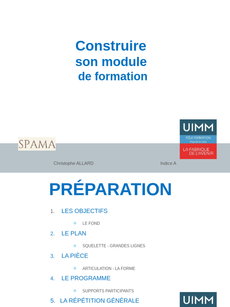 Guide pour créer un module de formation | PDF