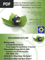 Download Jose Layug - Update on Implementation of the Philippines Renewable Energy Law by Asia Clean Energy Forum  SN97619578 doc pdf
