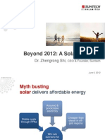 Zhengrong Shi - Beyond 2012 A Solar Odyssey