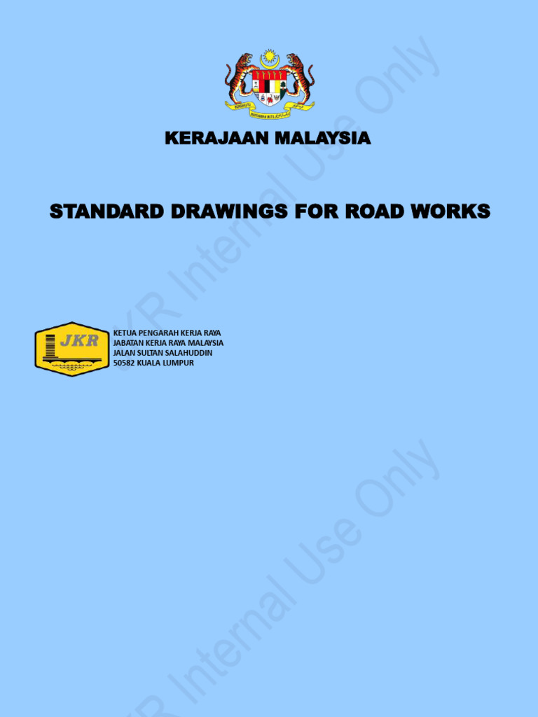 STD Drawings For Road Works-eBook | PDF
