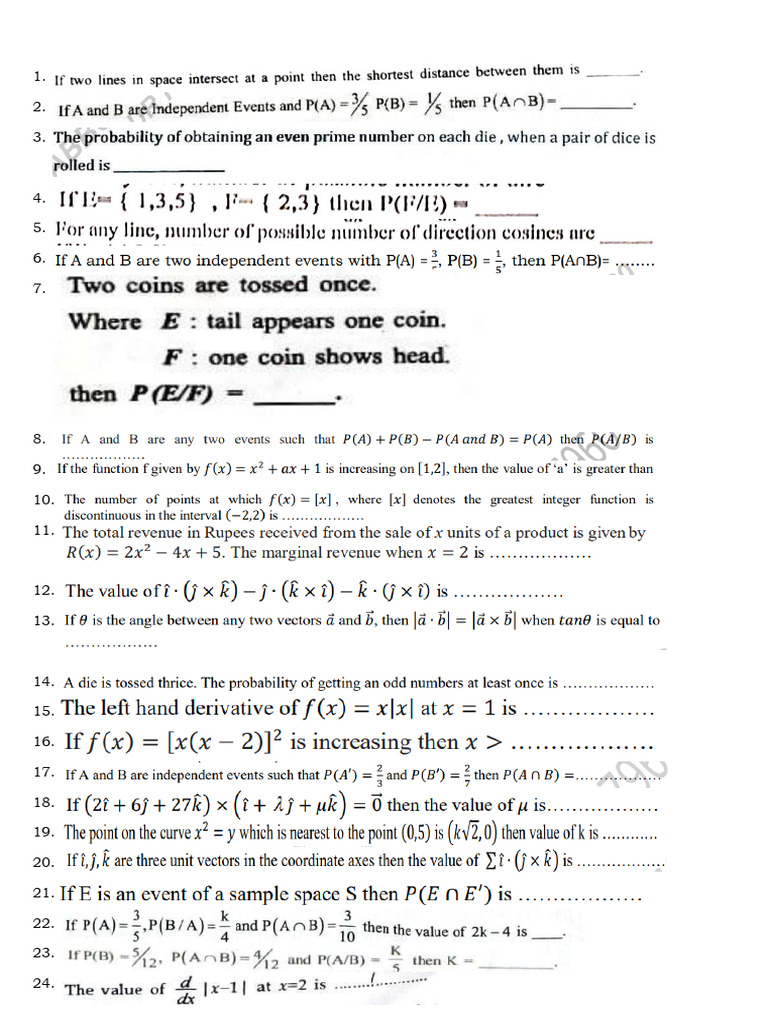 Maths | PDF