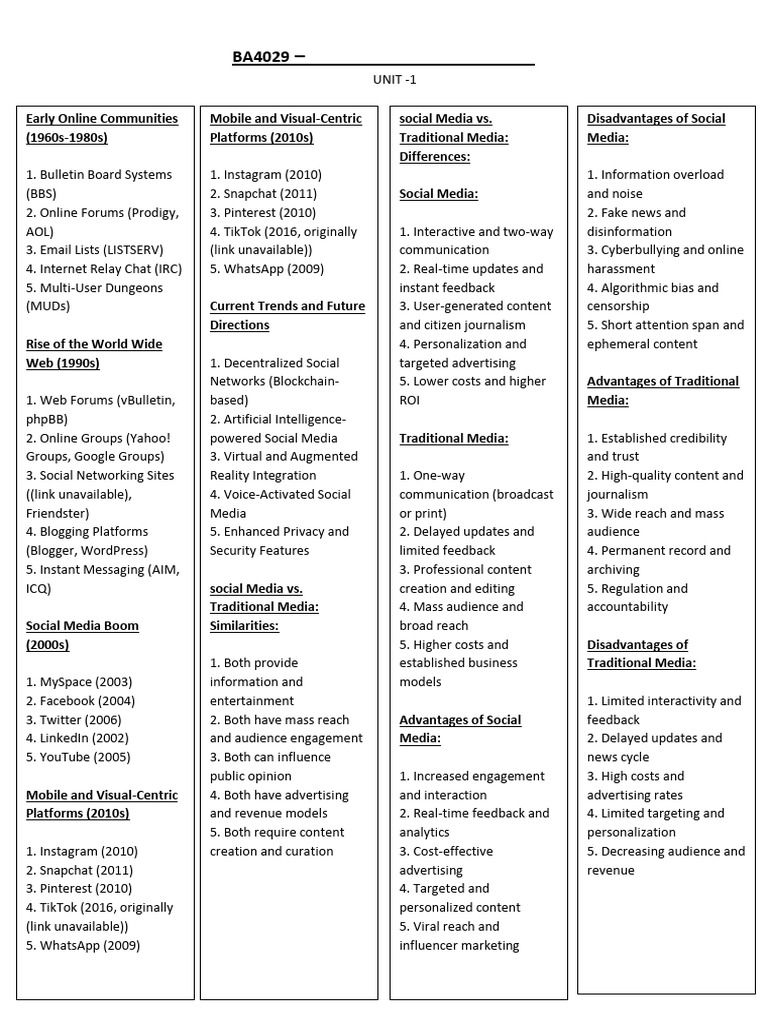 Social Media Analytics Overview | PDF | Popular Culture & Media Studies ...