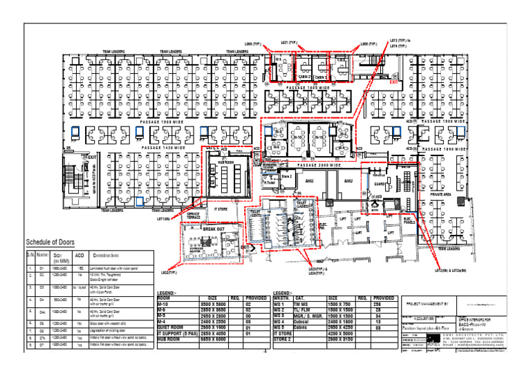 6th Floor Furniture Layout Plan | PDF | Door | Chess