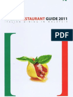 Italian Restaurant Guide (Annual) - 2011 - IlLido