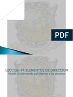 Leccion 44 Elementos de Direccion