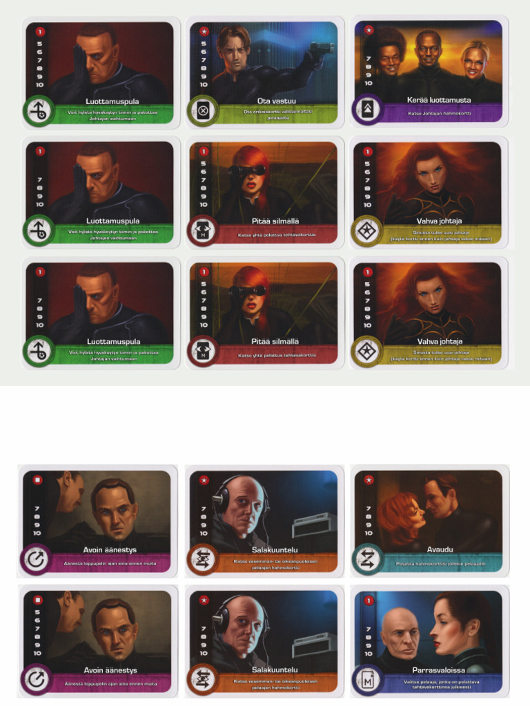 Resistance Plot Cards - The New Version With Pictures (Finnish) | PDF