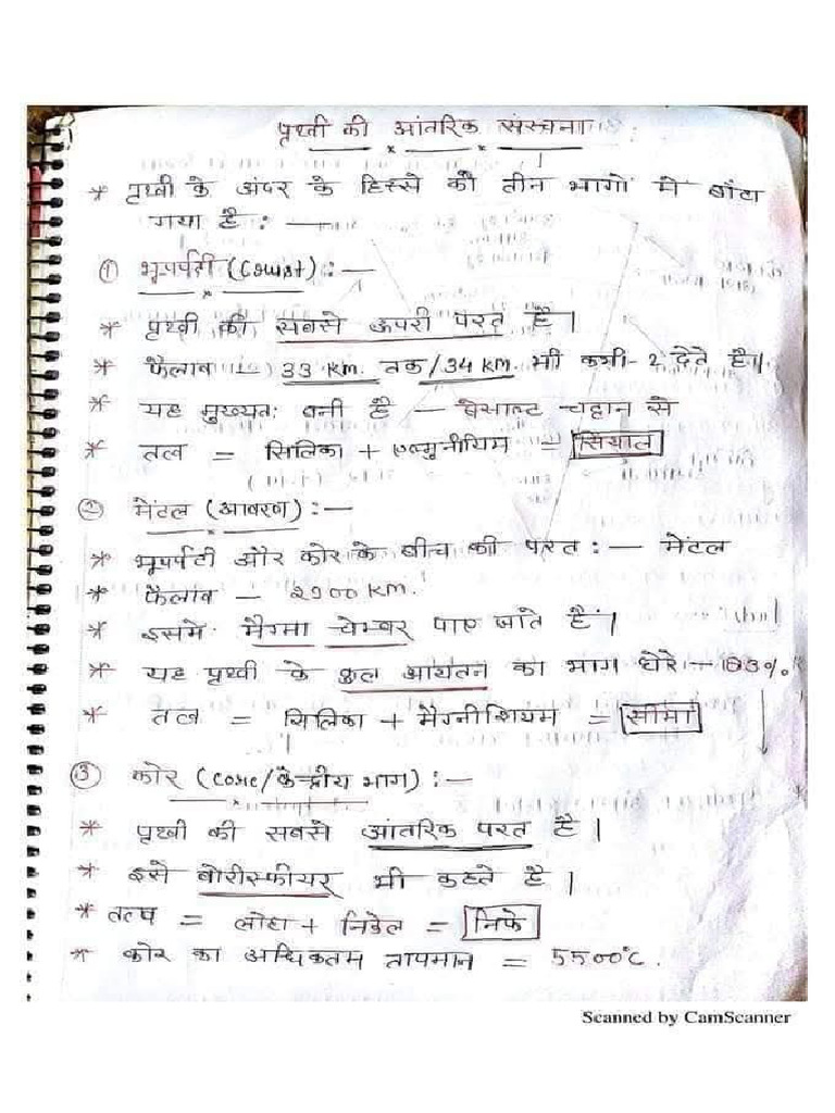 World & Indian Geography Notes | PDF