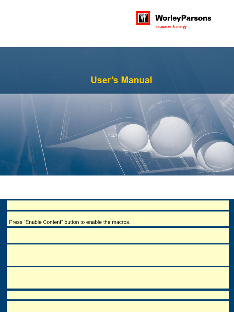 Flare Stack Sizing User Manual Guide | PDF | Spreadsheet | Worksheet