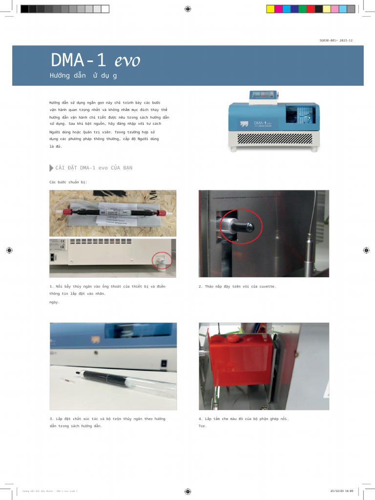Quick Start Guides - DMA-1 Evo | PDF