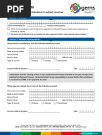 GEMS Dependant Termination Form | PDF