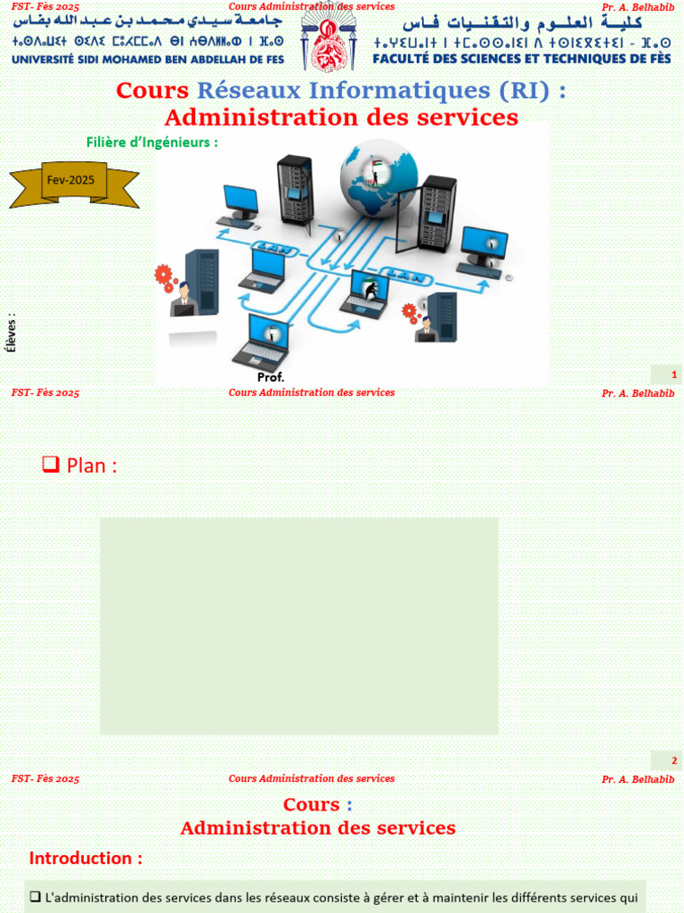 Administration des Services Réseau 2025 | PDF | Système de noms de ...
