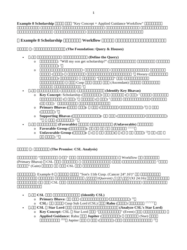 Example 8 Scholarship ဇာတာ | PDF