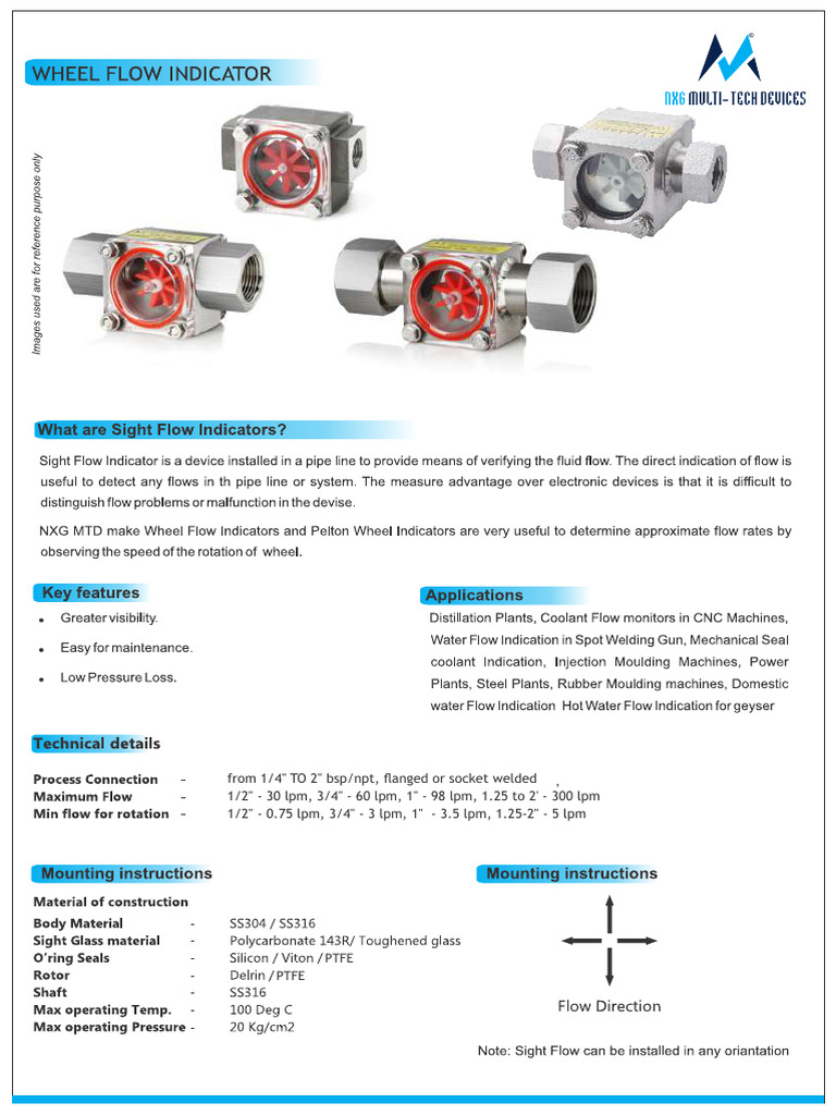 PTFE Flow Specifications and Models | PDF