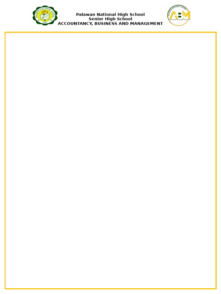 Abm Template Wit Borders | PDF
