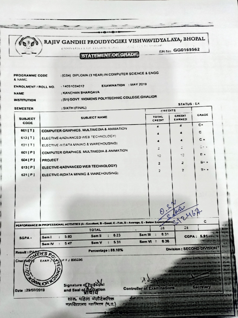 Student Academic Performance Report | PDF | Computing