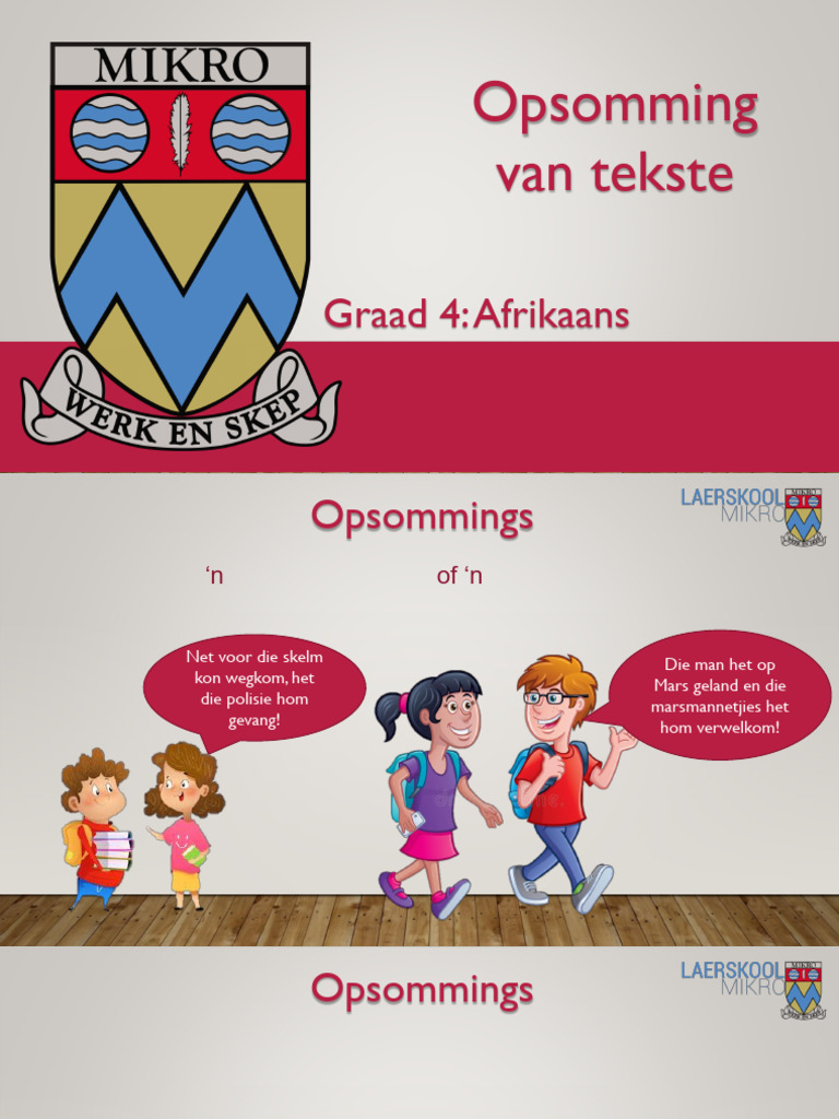 Opsommings | PDF