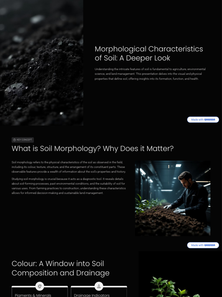 Morphological Characteristics of Soil a Deeper Look PDF Soil Porosity