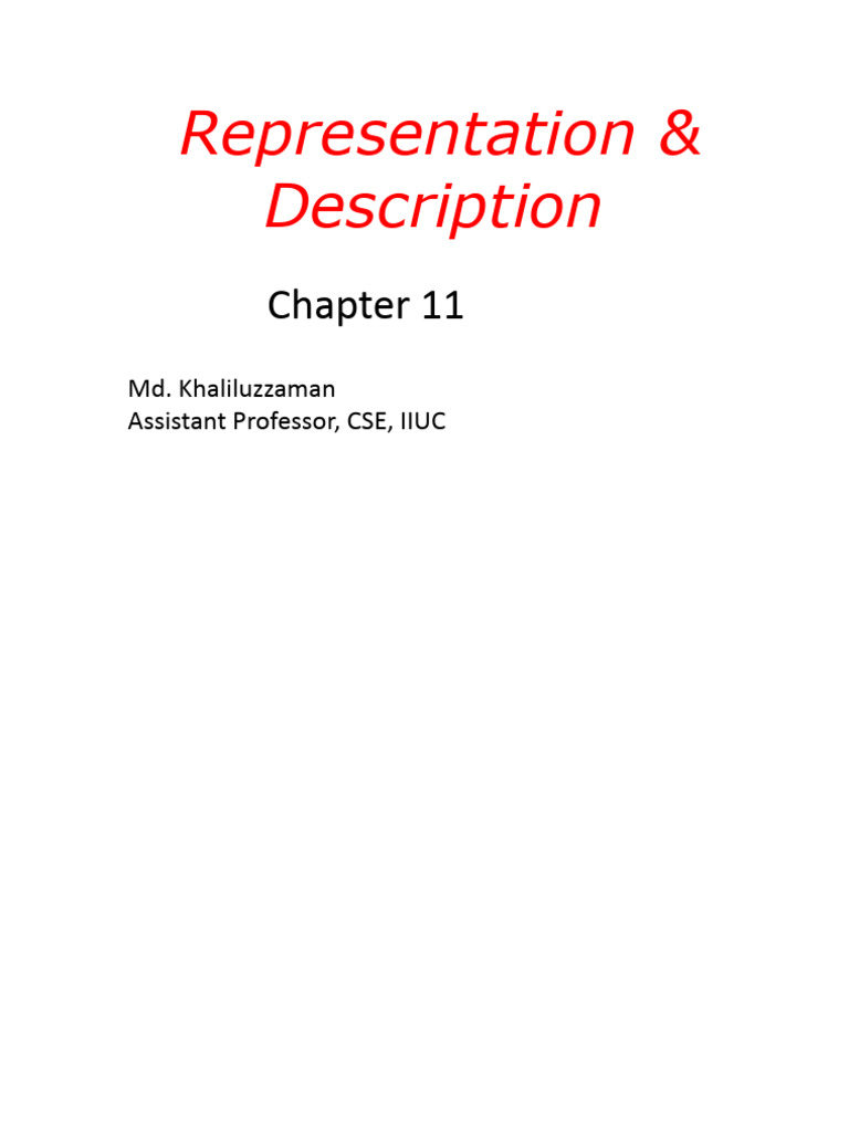 Image Region Representation Techniques | PDF | Shape | Mathematics