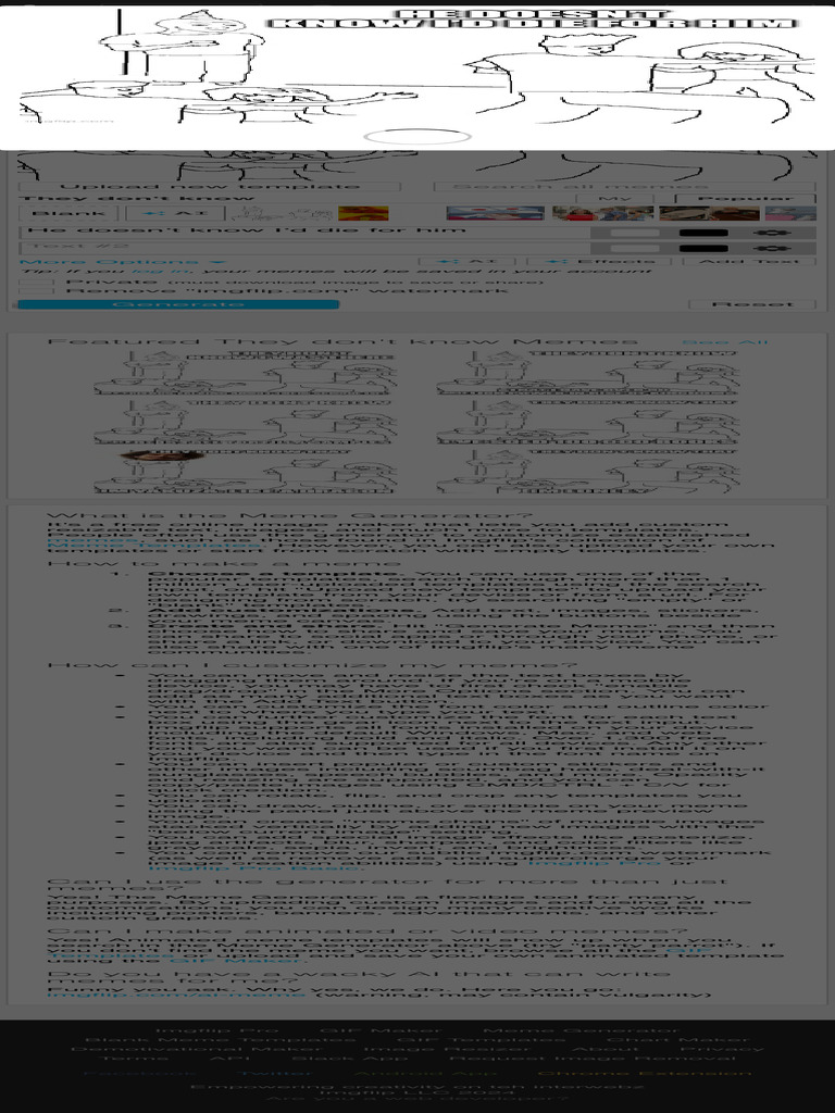 Fast Online Meme Generator Tool | PDF | Software | Computing