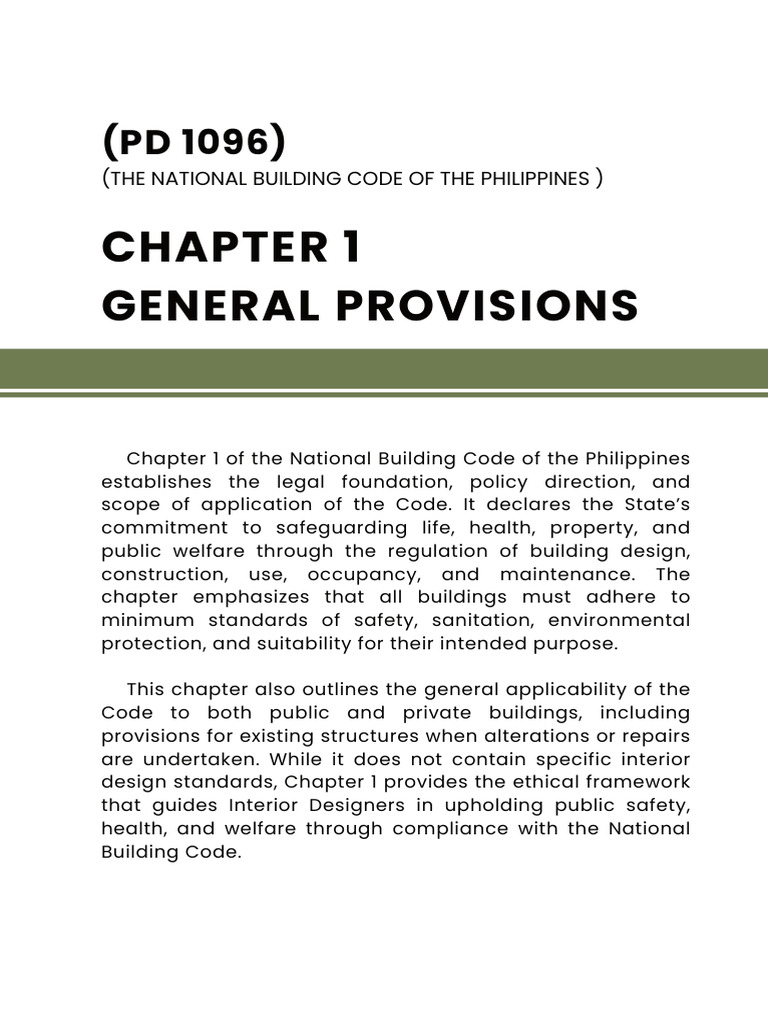 National Building Code of the Philippines | PDF | Building Code | Safety