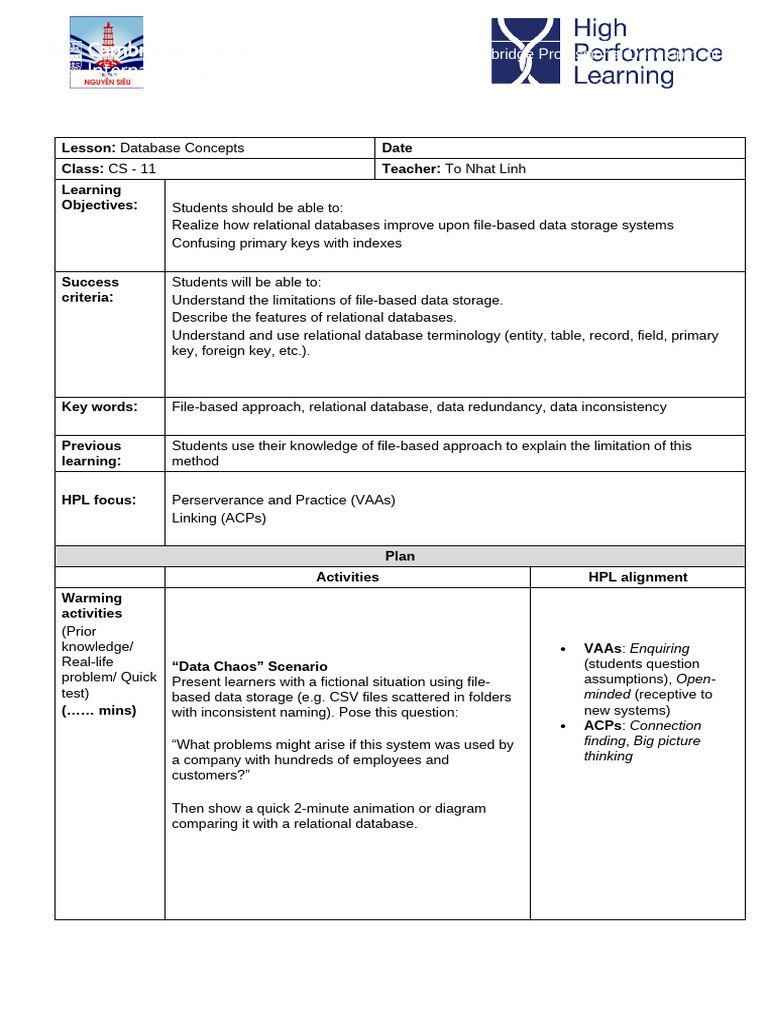 Database Concepts for Students | PDF | Databases | Data