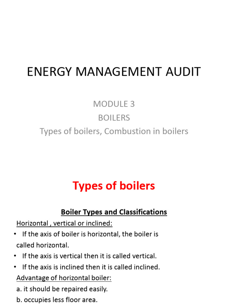 Types of Boilers and Their Classifications | PDF | Boiler | Combustion