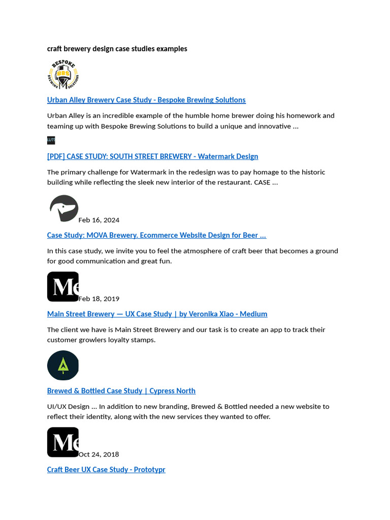 Craft Brewery Design Case Studies | PDF | Brewery | Sustainable Design
