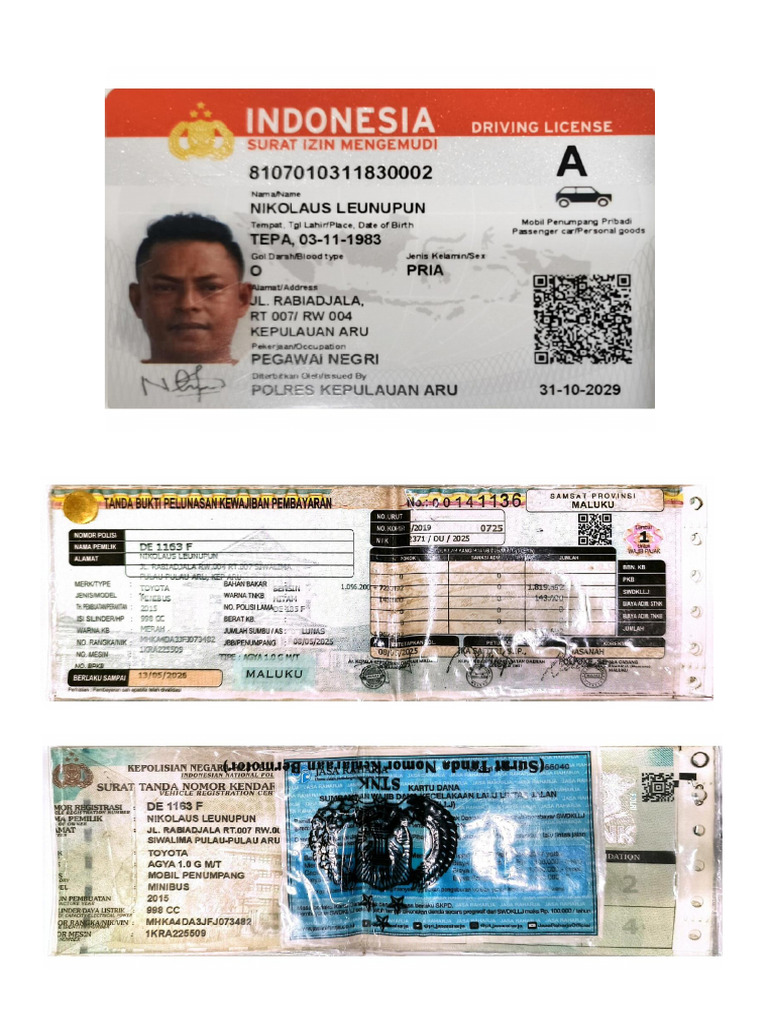 Sim STNK Dobo | PDF