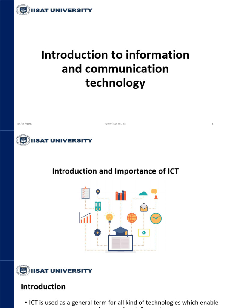 1 - Introduction and Importance of ICT | PDF | Computing | Information ...