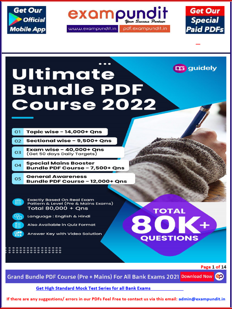 IBPS RRB Clerk Prelims Day 3 Mock Test | PDF