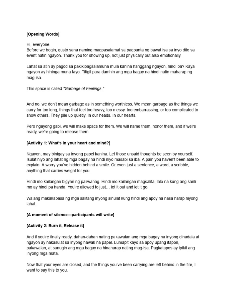 Healing Through Shared Feelings | PDF